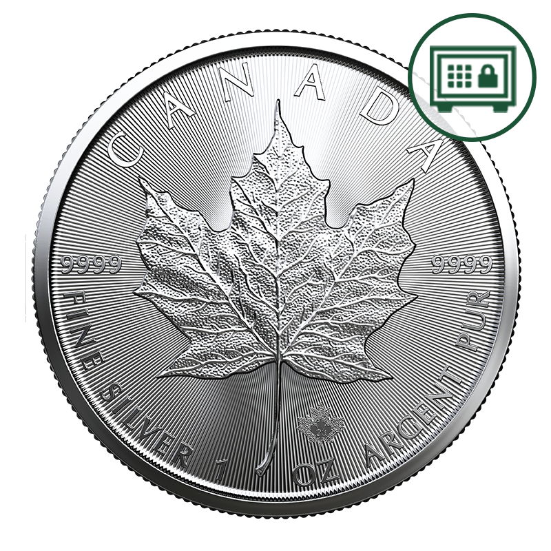 Image for 1 oz Silver Maple Leaf Coin (2023) - Secure Storage from TD Precious Metals